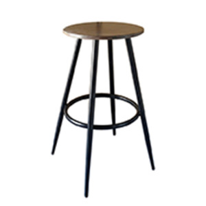 TS-490 σκαμπό ψηλό μεταλλικό με ΚΑΘΙΣΜΑ & ΧΡΩΜΑ ΕΠΙΛΟΓΗΣ, 40x40xH73